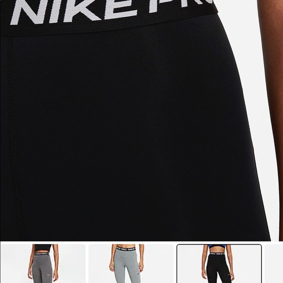 Nike tights / leggings. Black. 7/8 length. 2X / XXL - Picture 4 of 4
